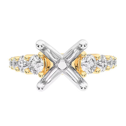 0.75 CT. TW Lab-Grown Diamond Semi Mount in 14K Gold (F/VS2)