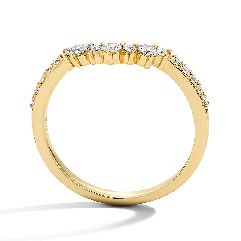 0.33 CT. TW Marquise-Cut Lab-Grown Diamond Solitaire Enhancer Ring in 14K Gold (F/VS2)
