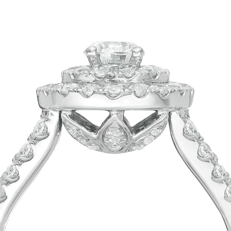 Love's Destiny by Peoples 1.25 CT. TW Diamond Engagement Ring in 14K White Gold