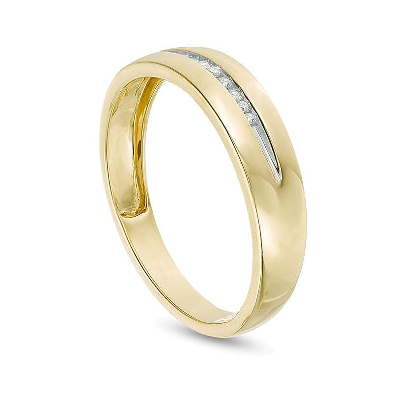 0.05 CT. TW Diamond Wedding Band in 10K Gold