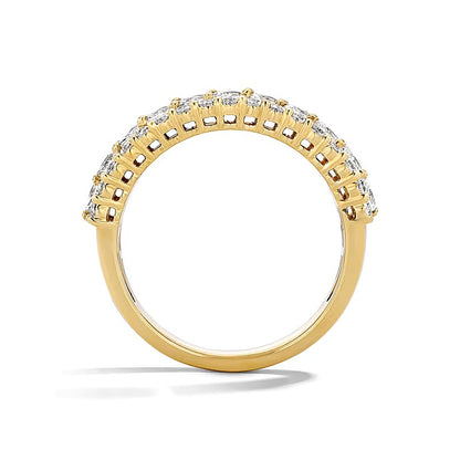 1.25 CT. TW Marquise-Cut Lab-Grown Diamond Multi-Row Anniversary Band in 14K Gold (F/VS2)