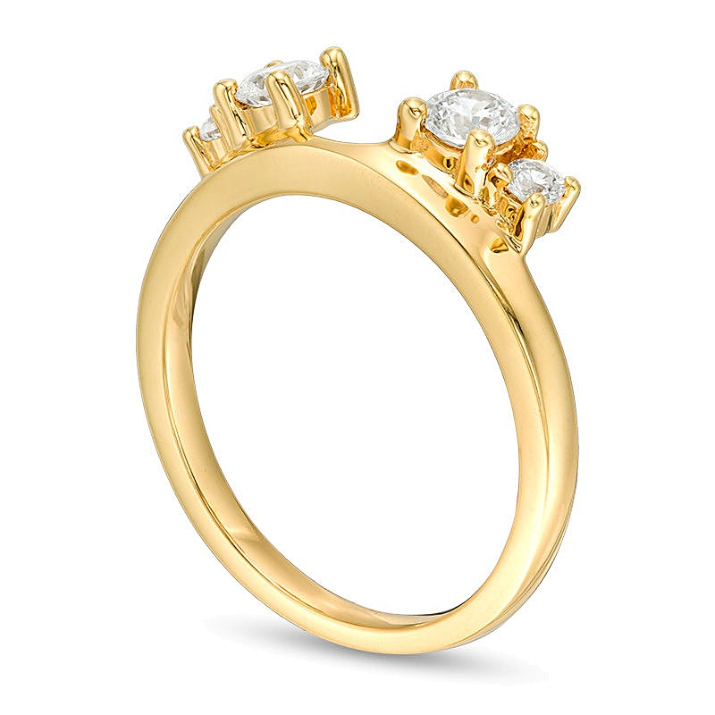 0.5 CT. TW Diamond Solitaire Enhancer in 14K Gold