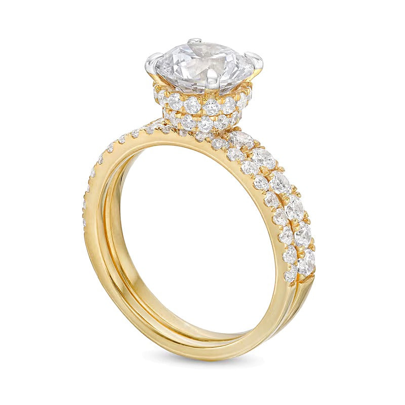 3.0 CT. TW Lab-Grown Diamond Bridal Set in 14K Gold (I/SI2)