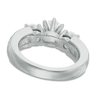 2.75 CT. TW Diamond Past Present FutureÂ® Bridal Set in 14K White Gold