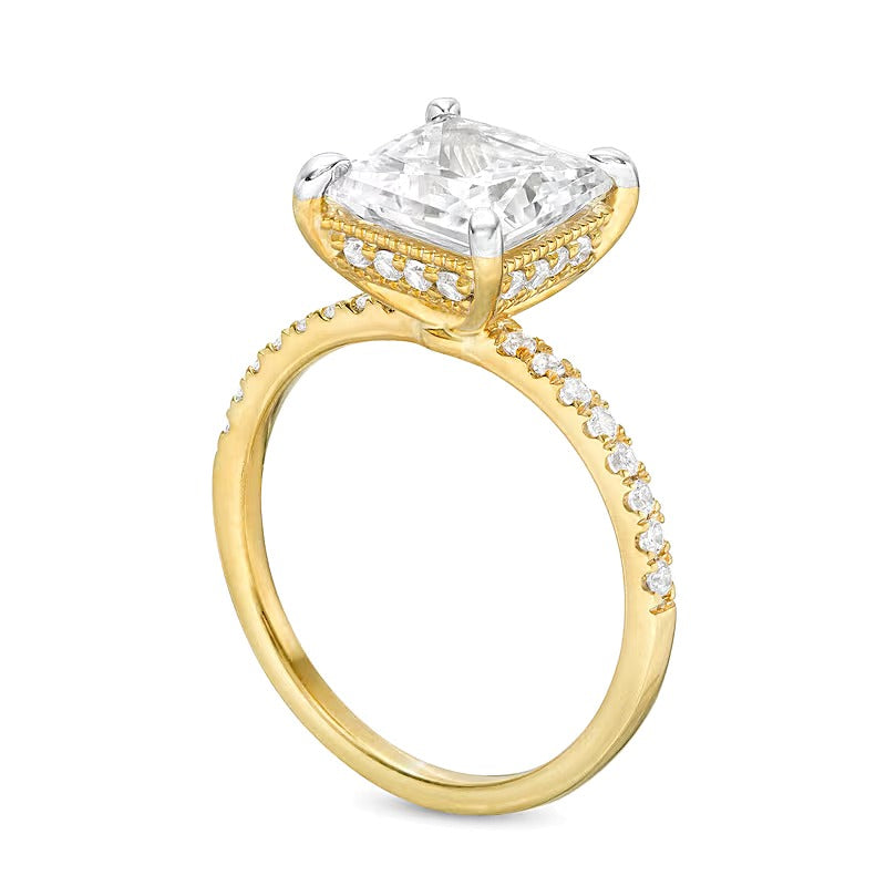 3.25 CT. TW Princess-Cut Lab-Grown Diamond Engagement Ring in 14K Gold (I/SI2)