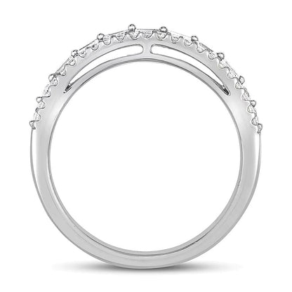 0.63 CT. TW Diamond Multi-Row Band in 14K White Gold