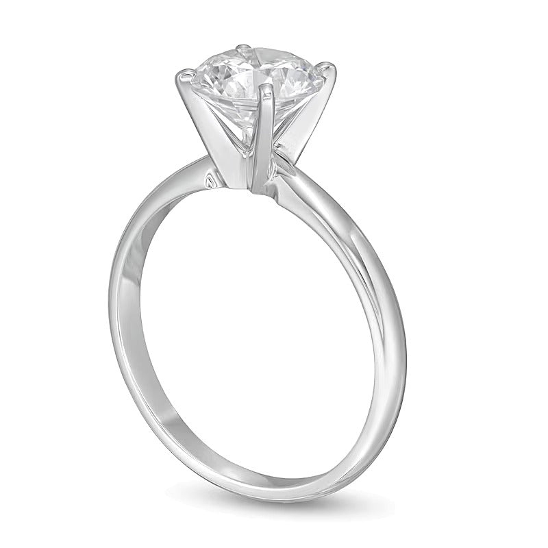 1.5 CT. Lab-Grown Diamond Solitaire Engagement Ring in 14K White Gold (F/VS2)