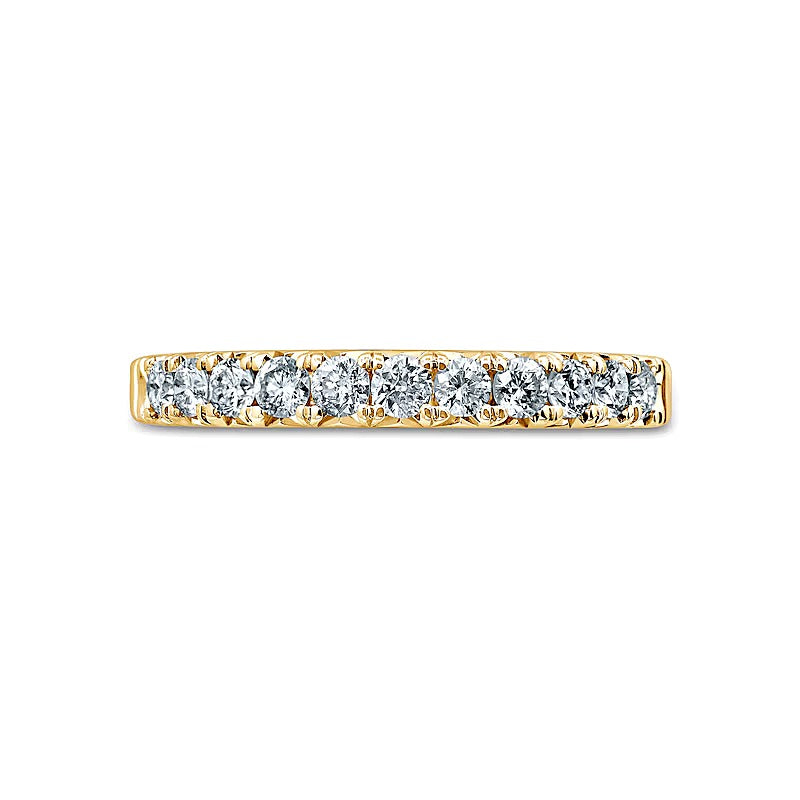 0.5 CT. TW Diamond Eleven Stone Anniversary Band in 14K Gold
