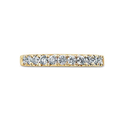 0.5 CT. TW Diamond Eleven Stone Anniversary Band in 14K Gold
