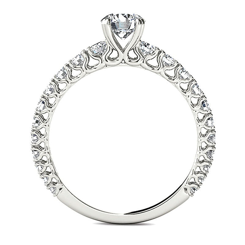 1.0 CT. TW Diamond Engagement Ring in 14K White Gold