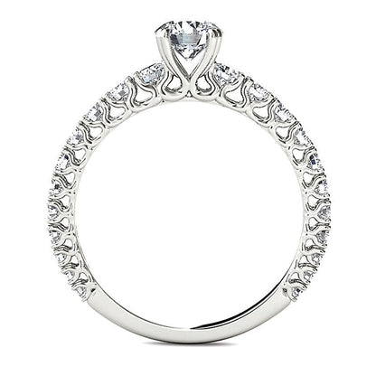 1.0 CT. TW Diamond Engagement Ring in 14K White Gold