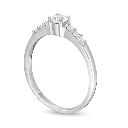 0.33 CT. TW Diamond Engagement Ring in 10K White Gold