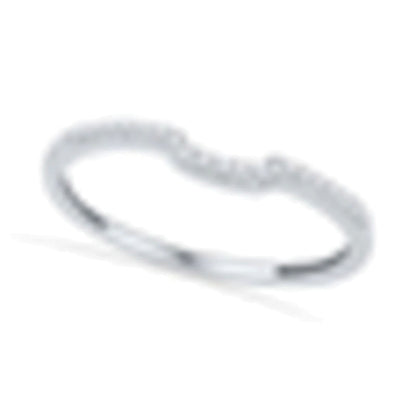 0.33 CT. TW Diamond Square Frame Bridal Set in 10K White Gold