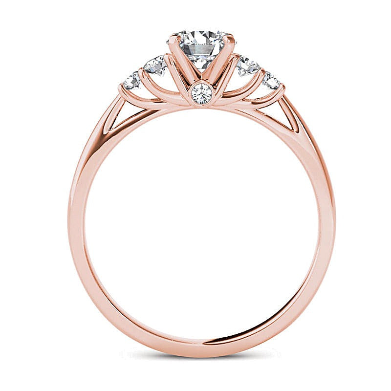 0.75 CT. TW Diamond Engagement Ring in 14K Rose Gold