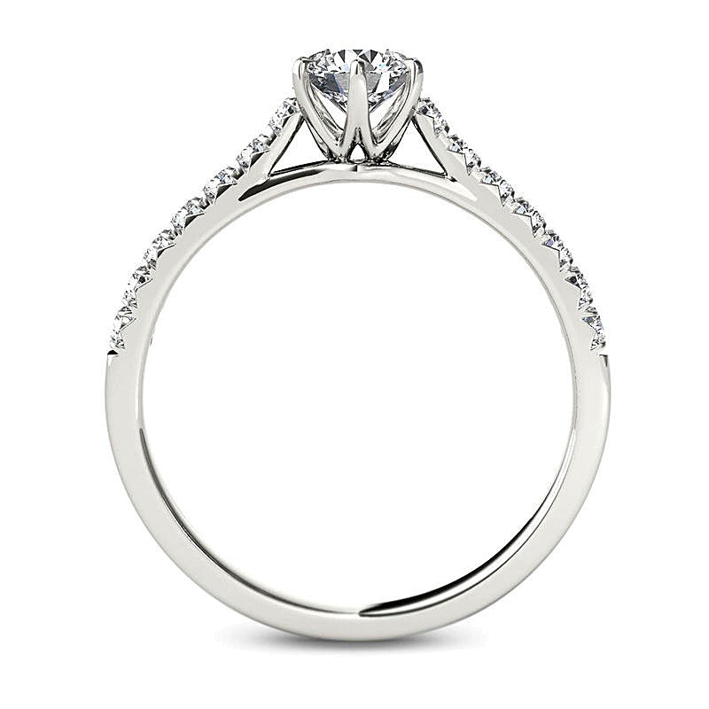 0.75 CT. TW Diamond Engagement Ring in 14K White Gold