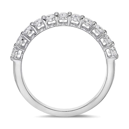 0.75 CT. TW Diamond Eleven Stone Band in 10K White Gold (I/I2)