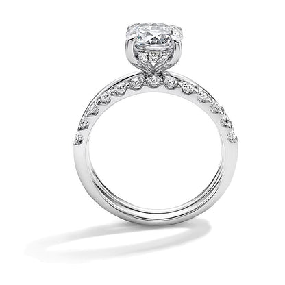 2.0 CT. TW Lab-Grown Diamond Bridal Set in 14K White Gold (F/VS2)