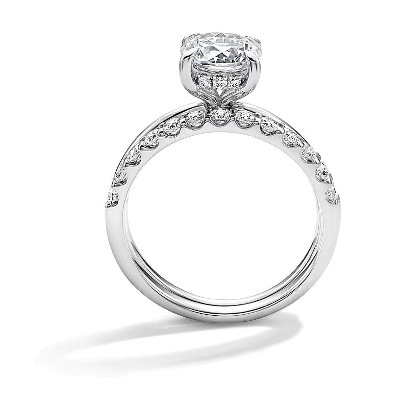2.0 CT. TW Lab-Grown Diamond Bridal Set in 14K White Gold (F/VS2)