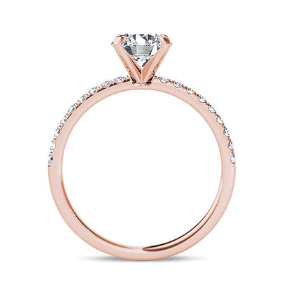 1.0 CT. TW Diamond Engagement Ring in 14K Rose Gold