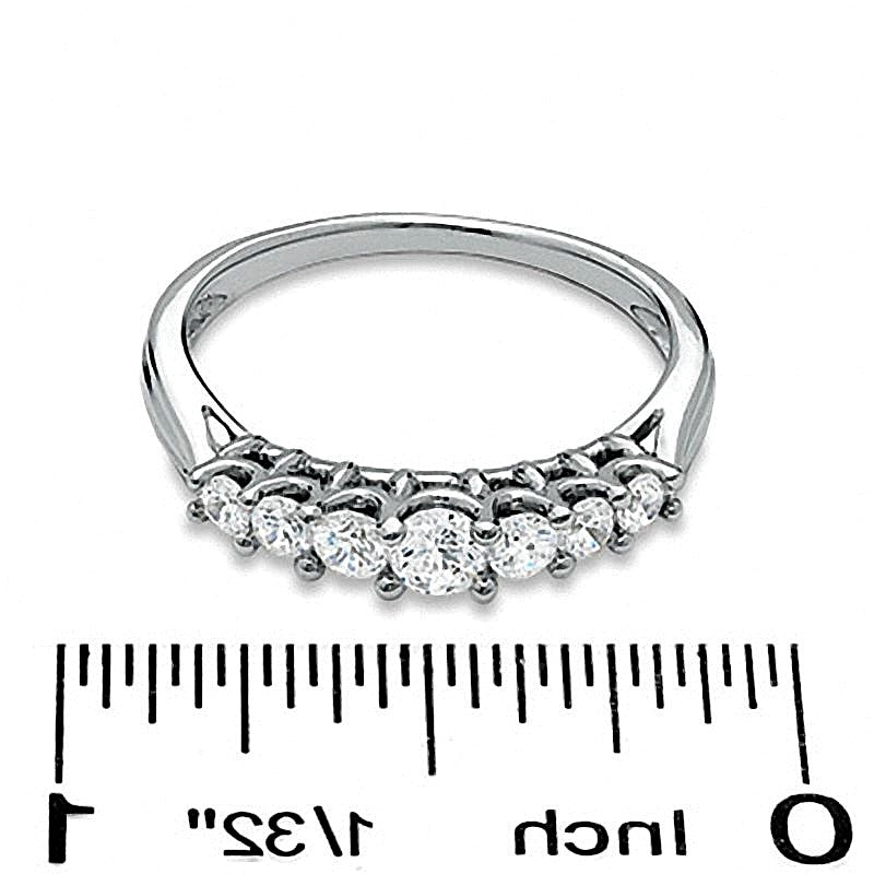 0.33 CT. TW Diamond Seven-Stone Band in 10K White Gold