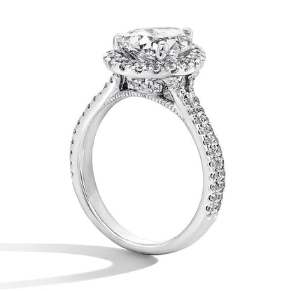 2.63 CT. TW Pear-Shaped Lab-Grown Diamond Frame Ring in 14K White Gold (F/SI2)