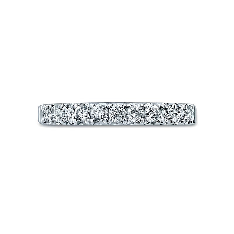 0.5 CT. TW Diamond Eleven Stone Anniversary Band in 14K White Gold