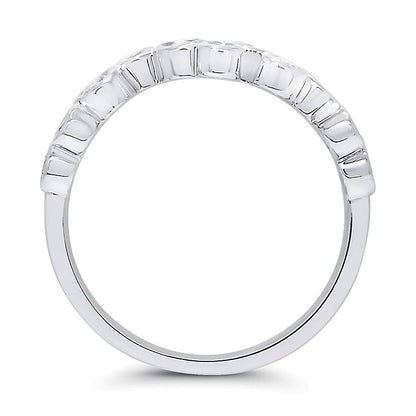 0.33 CT. TW Diamond Bubbles Ring in 10K White Gold