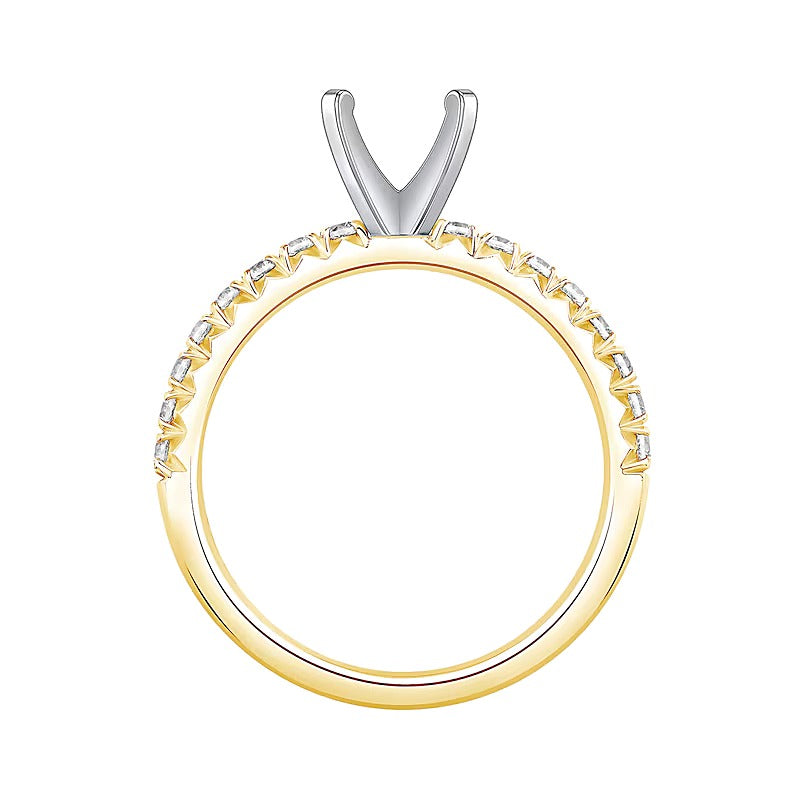 0.33 CT. TW Diamond Solitaire Semi Mount in 14K Gold
