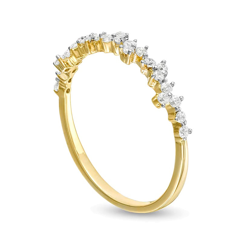 0.25 CT. TW Diamond Scatter Anniversary Band in 10K Gold