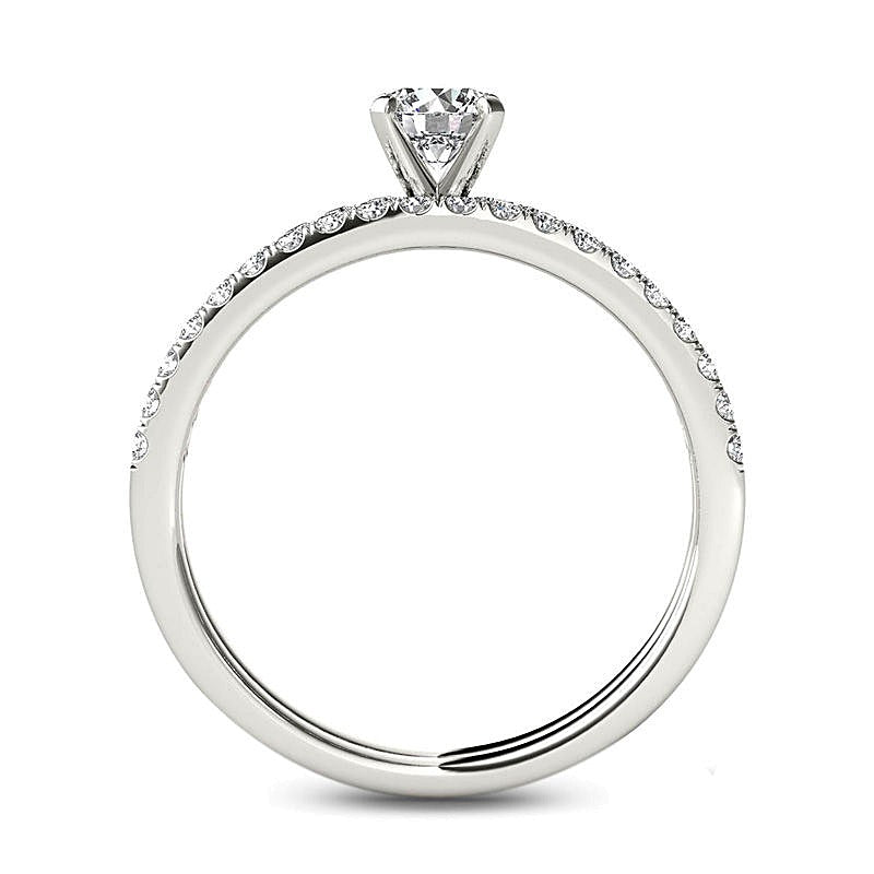 0.75 CT. TW Diamond Bridal Set in 14K White Gold
