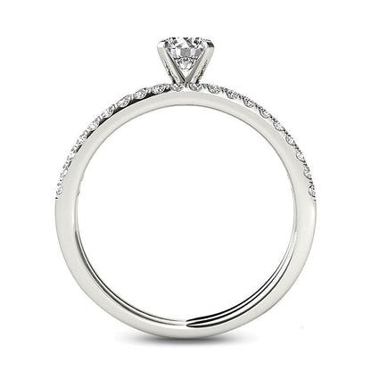 0.75 CT. TW Diamond Bridal Set in 14K White Gold