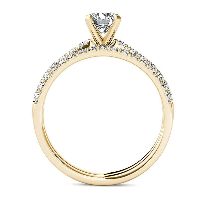 1.0 CT. TW Diamond Bridal Set in 14K Gold