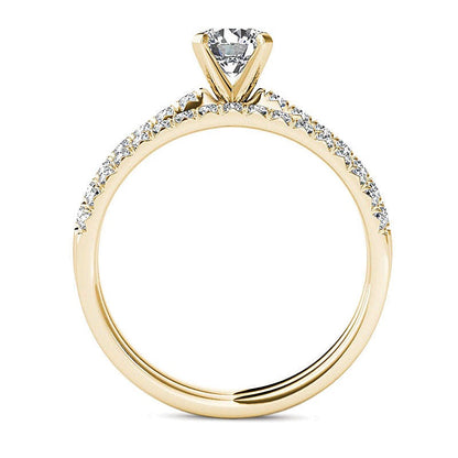 1.0 CT. TW Diamond Bridal Set in 14K Gold