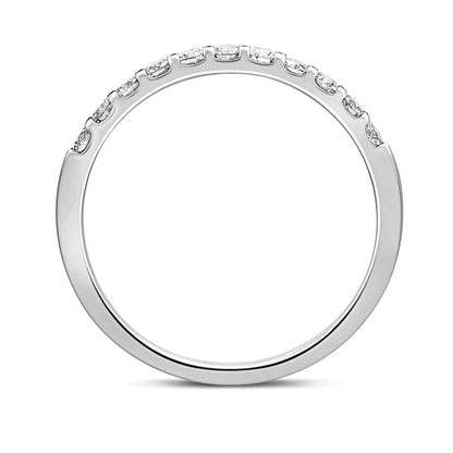 0.38 CT. TW Diamond Eleven Stone Anniversary Band in 10K White Gold