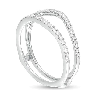 0.25 CT. TW Diamond Contour Solitaire Enhancer in 10K White Gold
