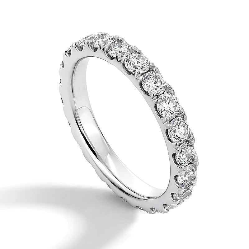 1.75 CT. TW Diamond Eternity Band in 14K White Gold (I/SI2) - Size 5