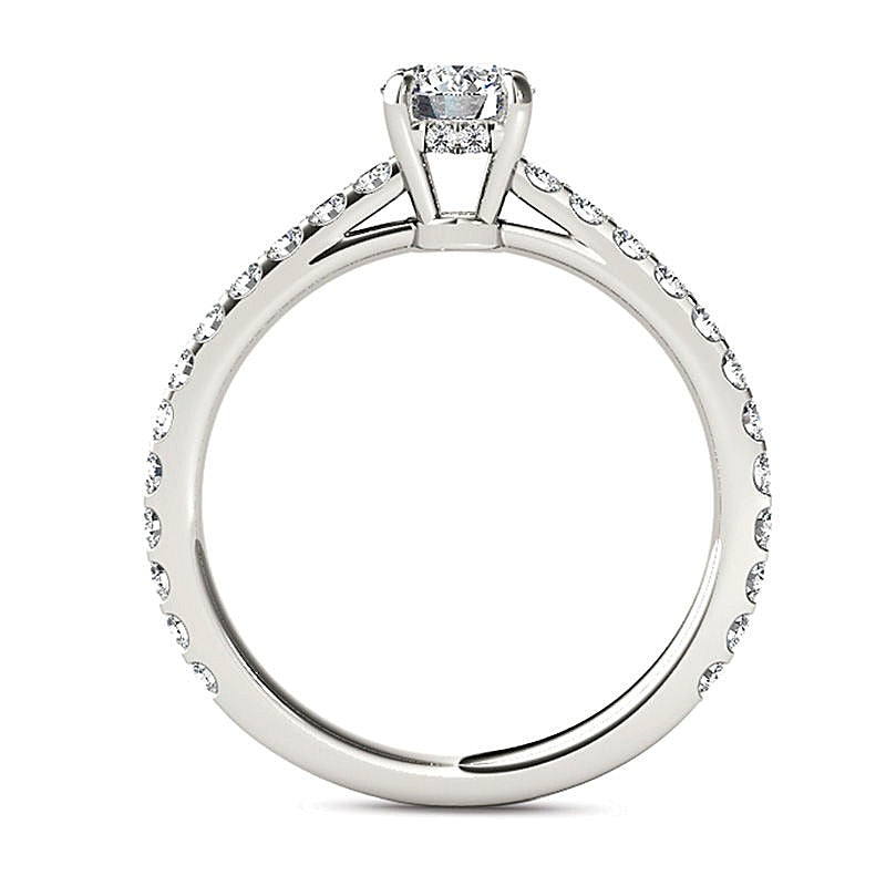 1.0 CT. TW Diamond Engagement Ring in 14K White Gold