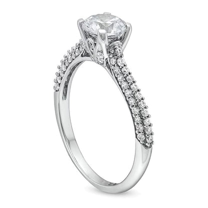 1.38 CT. TW Diamond Engagement Ring in 14K White Gold
