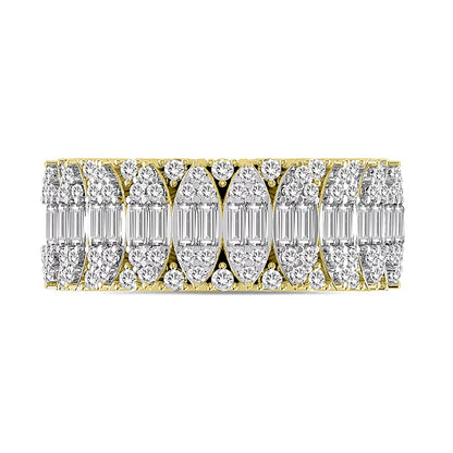 1.0 CT. TW Multi-Diamond Band in 14K Gold