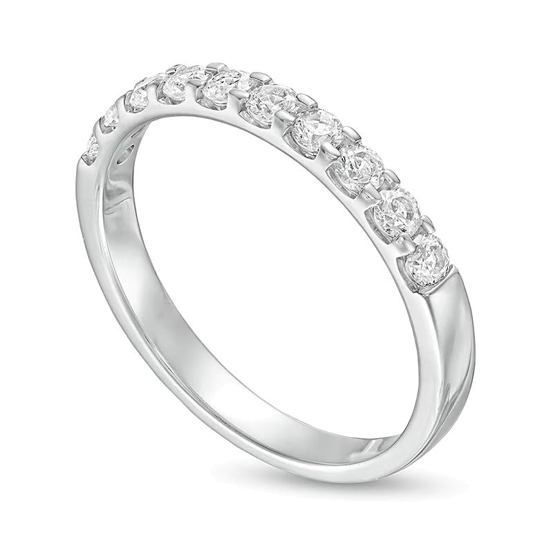 0.5 CT. TW Diamond Band in 18K White Gold (I/VS2)