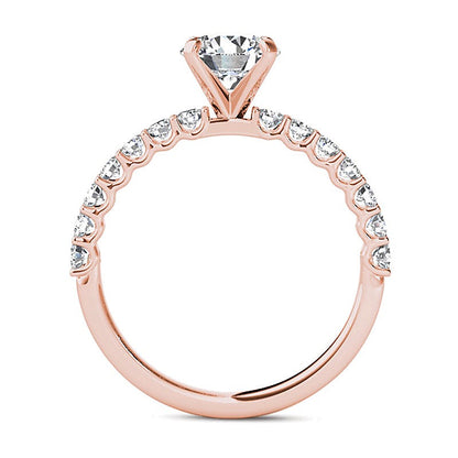 1.0 CT. TW Diamond Engagement Ring in 14K Rose Gold