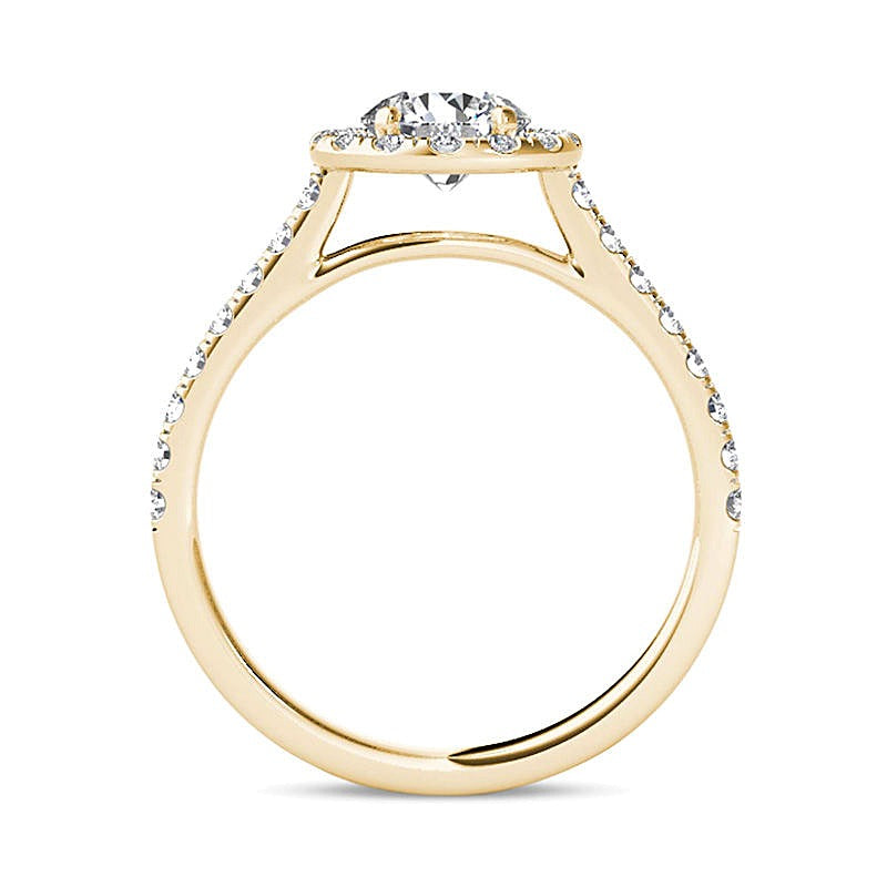 1.2 CT. TW Diamond Frame Engagement Ring in 14K Gold