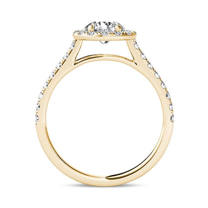 1.2 CT. TW Diamond Frame Engagement Ring in 14K Gold