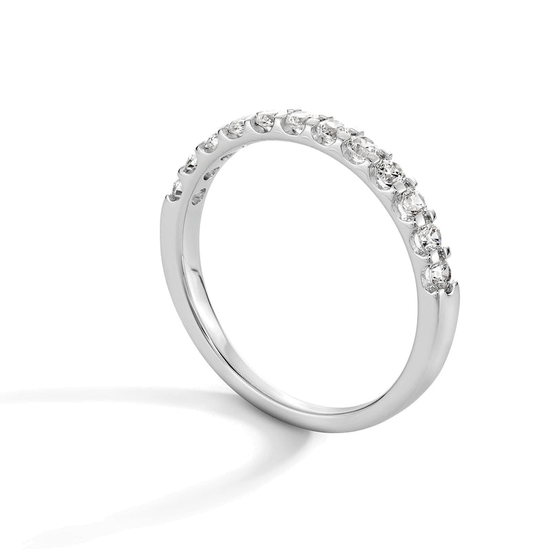 0.5 CT. TW Diamond Prong Band in 14K White Gold