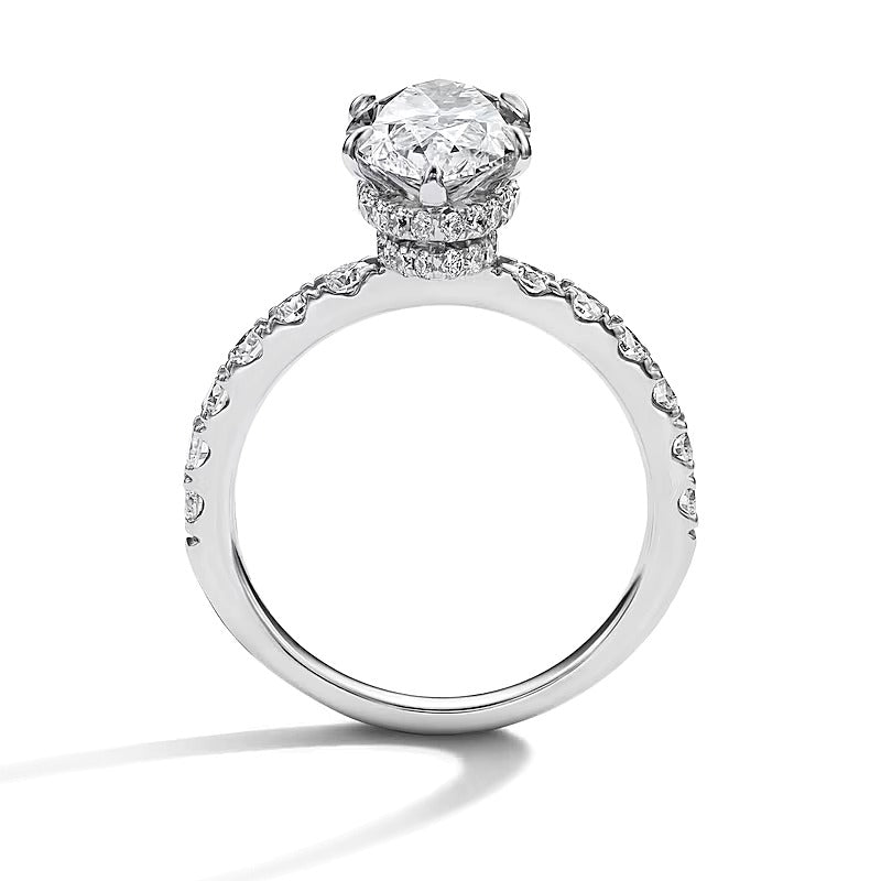 4.33 CT. TW Lab-Grown Diamond Marquise-Cut Bridal Set in 14K White Gold (F/VS2)