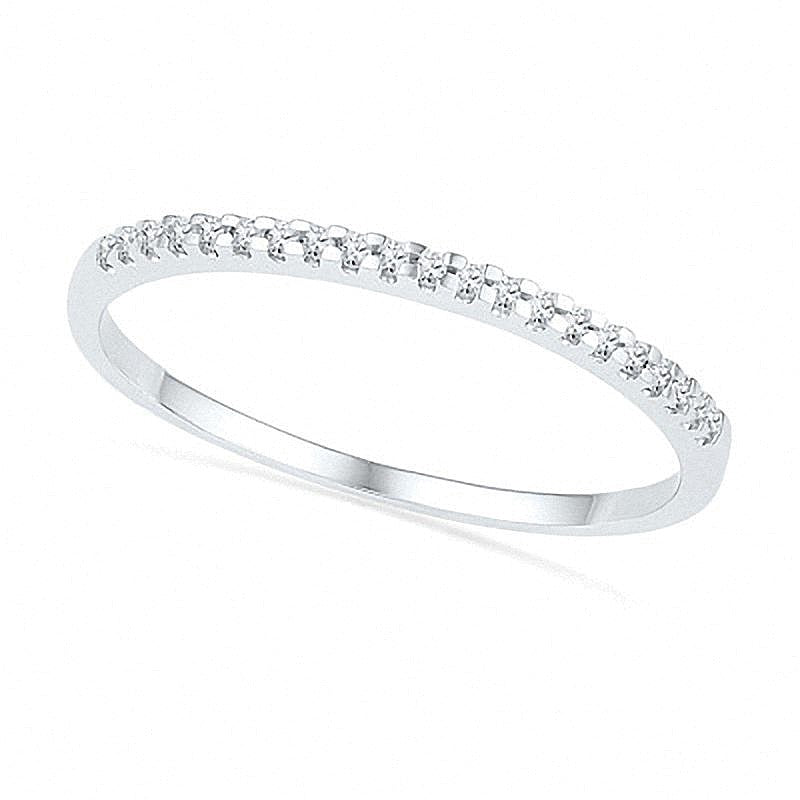 0.5 CT. TW Diamond Frame Bridal Set in 10K White Gold