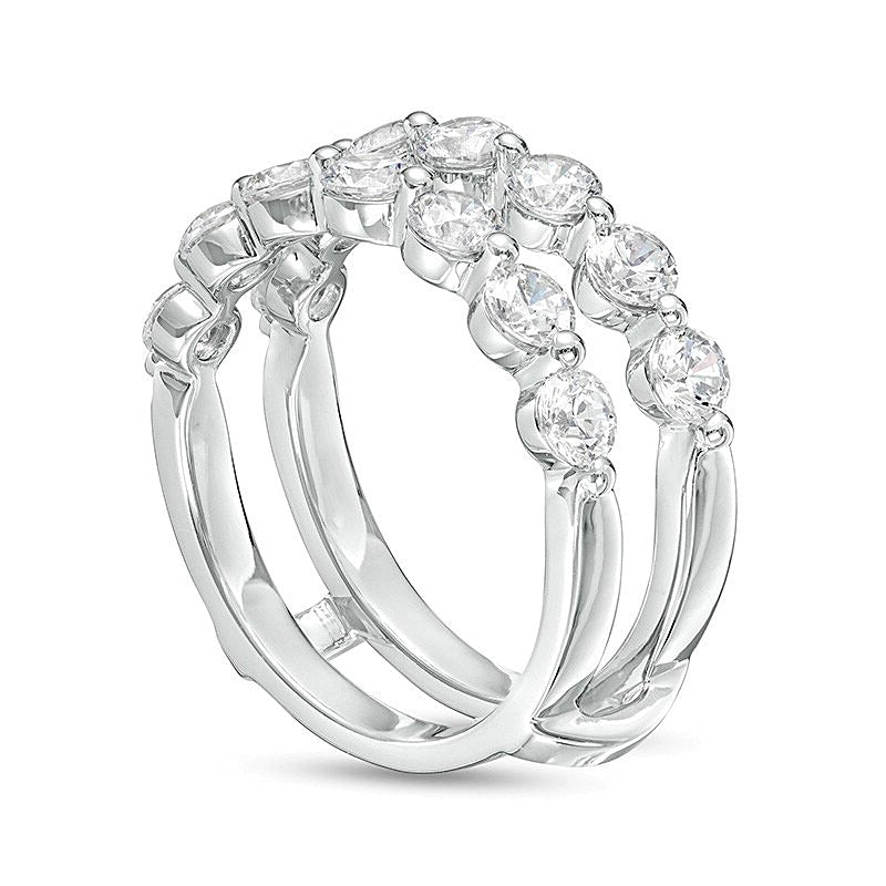 2.0 CT. TW Lab-Grown Diamond Solitaire Enhancer in 14K White Gold (F/VS2)