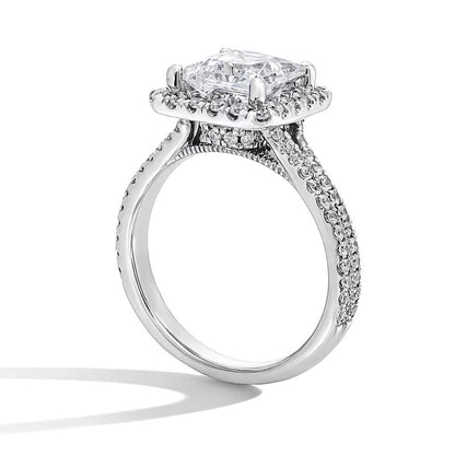 2.63 CT. TW Princess-Cut Lab-Grown Diamond Frame Ring in 14K White Gold (F/SI2)