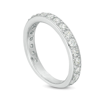 1.0 CT. TW Diamond Wedding Band in 10K White Gold