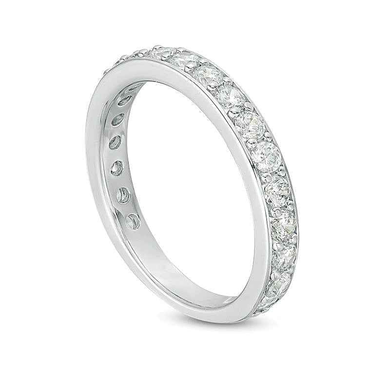 1.0 CT. TW Diamond Wedding Band in 10K White Gold